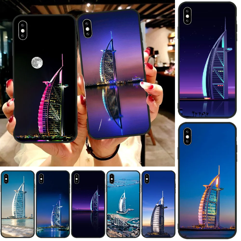 Чехол Reayou Burj Al Arab для iphone6 6s plus 7 8 X XR XS MAX 11 Pro Max | Мобильные телефоны и аксессуары