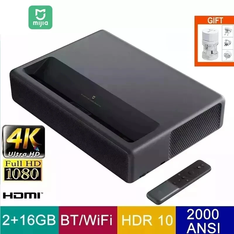 Xiaomi projecteur Laser ALPD MIUI TV, 2 go 16 go HDR TV, 4K, WiFi