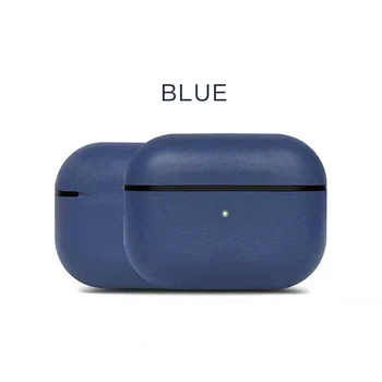 

Protective Case Charging Bag Genuine Leather Cover for Apple AirPods Pro Bluetooth Earphone Accessories