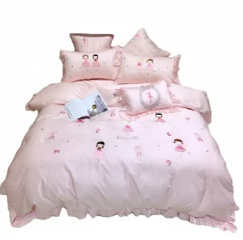 

Flower season 60s Egypt long-staple cotton cotton embroidery four-piece set 3D gold thread lace lace princess room bedding