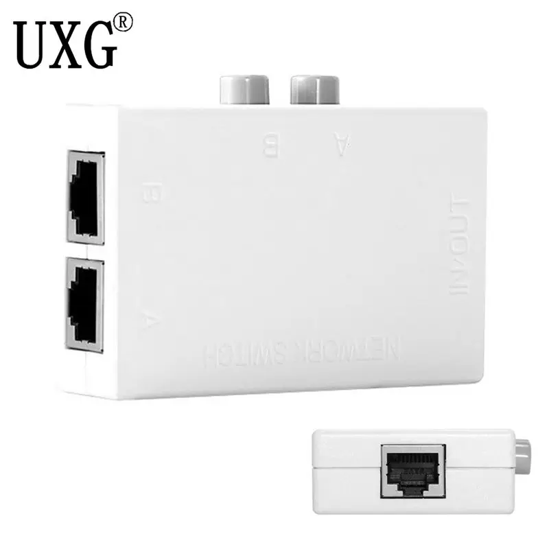 UTP STP 2 в 1 out порта RJ45 LAN CAT сетевой переключатель внутренний внешний коммутатор
