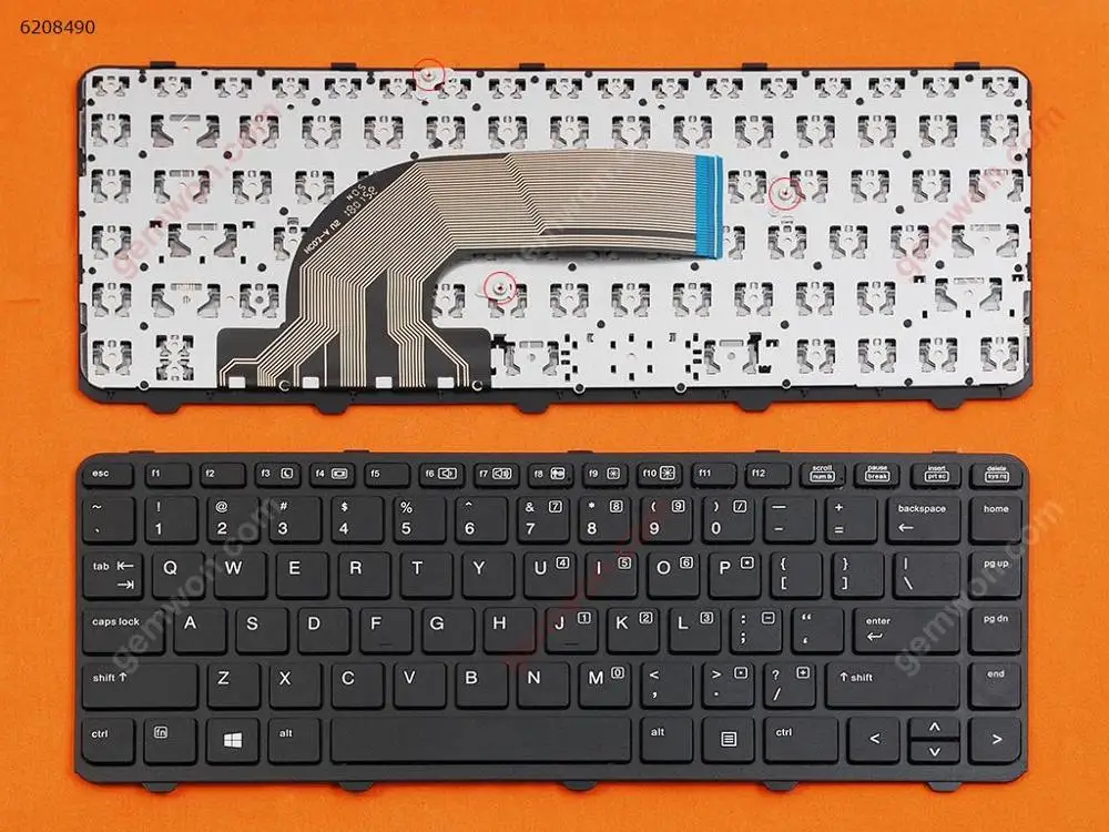 

Replacement laptop keyboard notebook computer keyboard for HP ProBook 440 G0 440 G1 445 G1 440 G2 445 G2 430 G2 BLACK FRAME