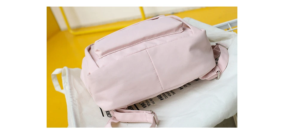 Herald Fashion Women Backpack Casual Student Bag for School Teenagers Girl Ladies Canvas Fabric Backpack Female Bookbag Mochila