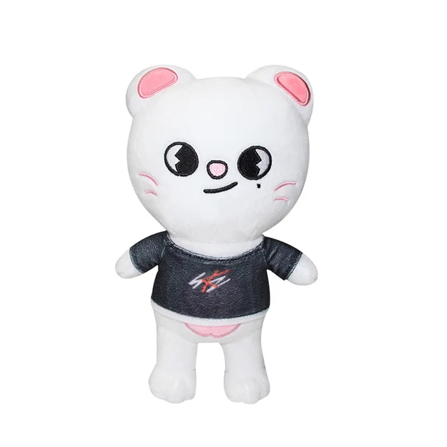 1Pcs 20cm Skzoo Plush Toys Stray Kids Cartoon Stuffed Animal Plushies Doll Wolf Chan Leebit Fox.ny Jiniret Puppym Kids Fans Gift 4