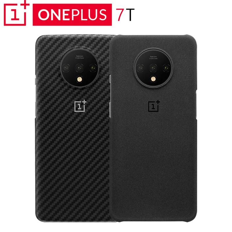 OnePlus 7T защитный чехол Karbon песчаник идеальное соответствие надежная защита заниженный профиль поднятый край