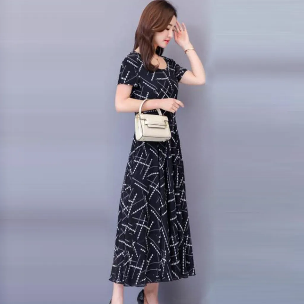 Vestidos Осень Зима новое черное винтажное платье с принтом размера плюс миди платья корейские элегантные женские вечерние платья с длинным рукавом бодикон# J30