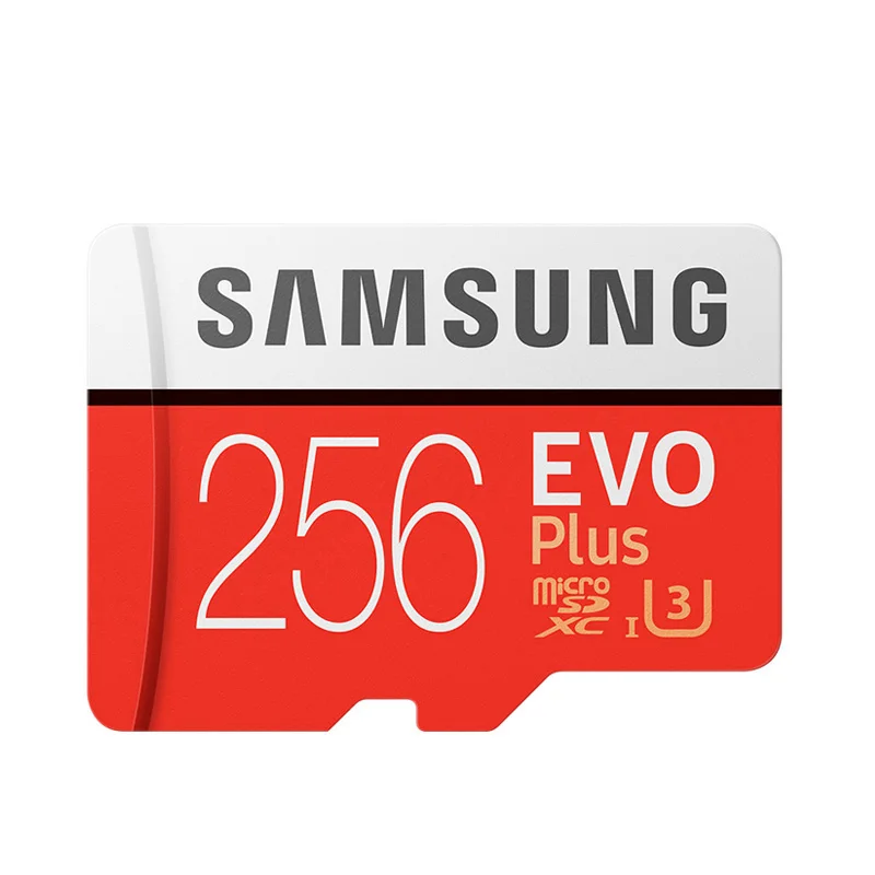 Оригинальная карта памяти Samsung 256GB карта Micro SD Card 64 Гб 128 512 EVO+ 100 МБ/с. класса 10, мicro SD, TF карта для Смартфон ноутбук - Емкость: 256 ГБ