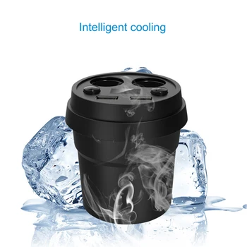 

Car Charger 2 USB Cup Power Socket Adapter Cigarette Lighter Splitter with Voltage LED Display New Arrival