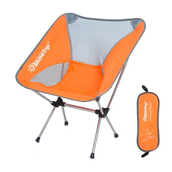 

High quality folding chair aviation aluminum alloy ultra light moon chair fishing chair outdoor travel camping hiking beach