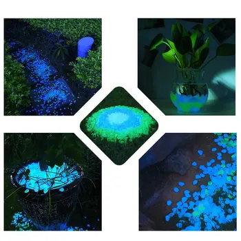 

30 Pcs Glow in the Dark Garden Pebbles Glow Stones Rocks for Walkways Garden Path Patio Lawn Garden Yard Decor Luminous stones