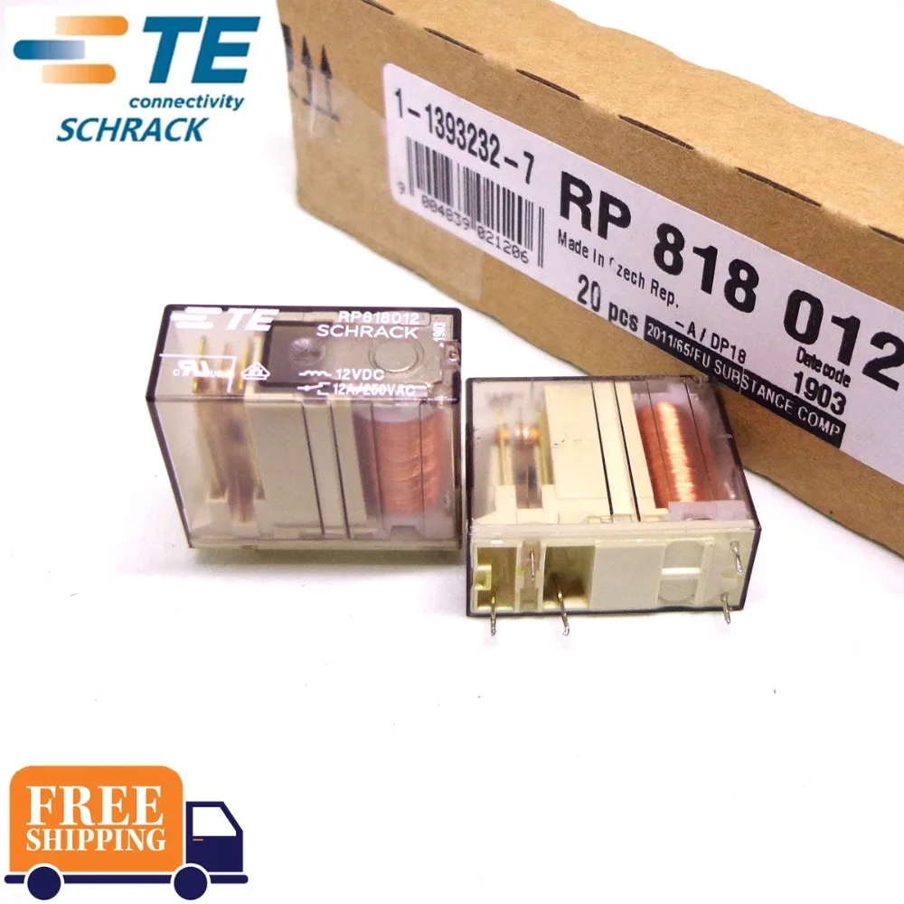 Реле te RP818012 12VDC 12A 5PIN реле абсолютно и