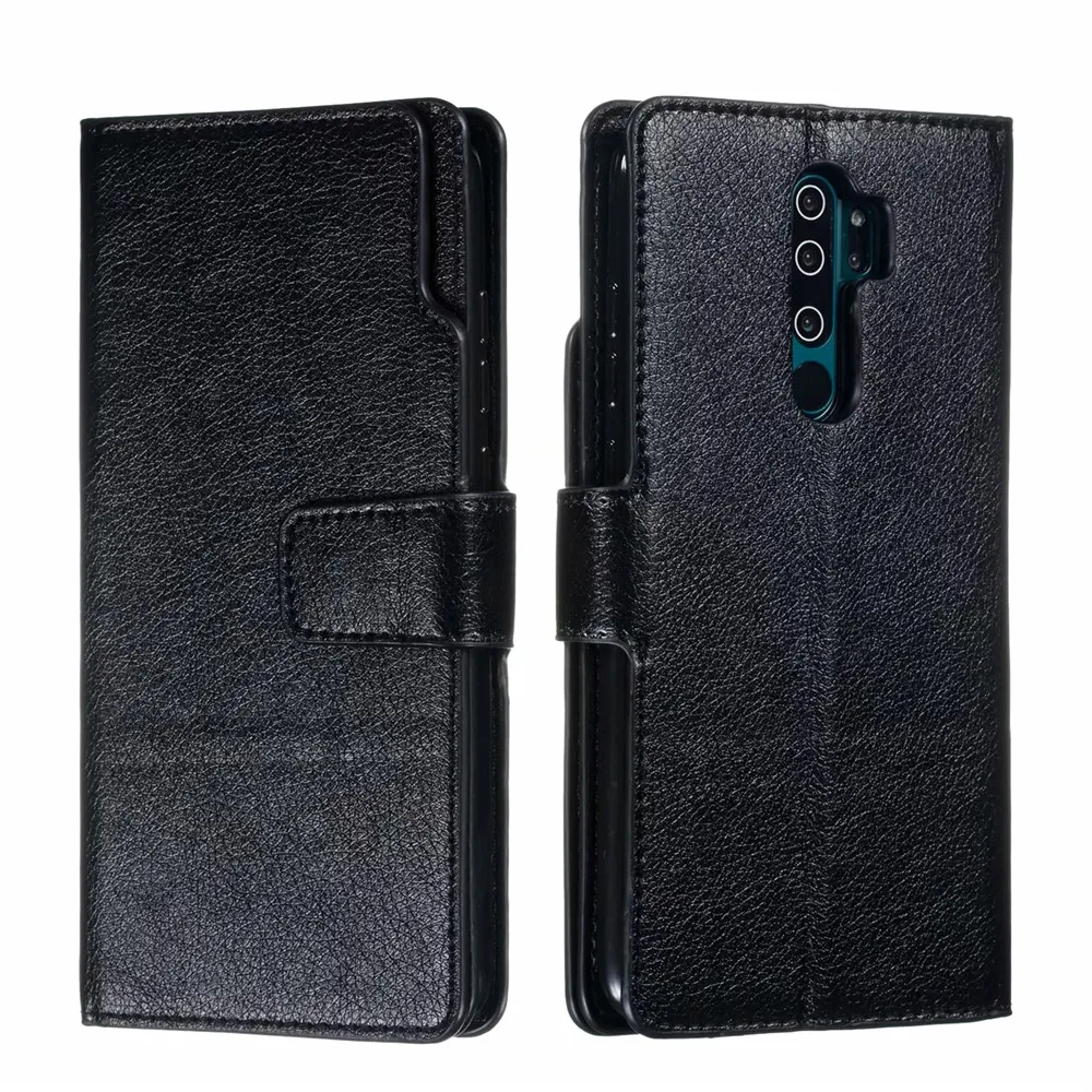 Кожаный чехол-бумажник для Xiaomi Redmi Note 8 Pro 6,5", откидной Чехол с отделением для карт, чехол с магнитом, деловой чехол s Coque Fundas