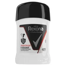 Антиперспирант стик Rexona «Антибактериальный и невидимый на черной и белой одежде», 50 мл