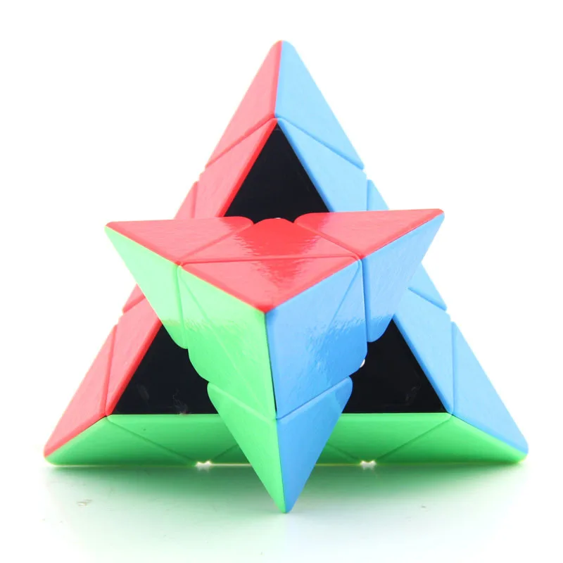 ShengShou BaoShi драгоценный камень 3x3x3 Пирамида профессиональный конкурс многоцветный магический куб скорость 3x3 головоломка куб детские игрушки подарок