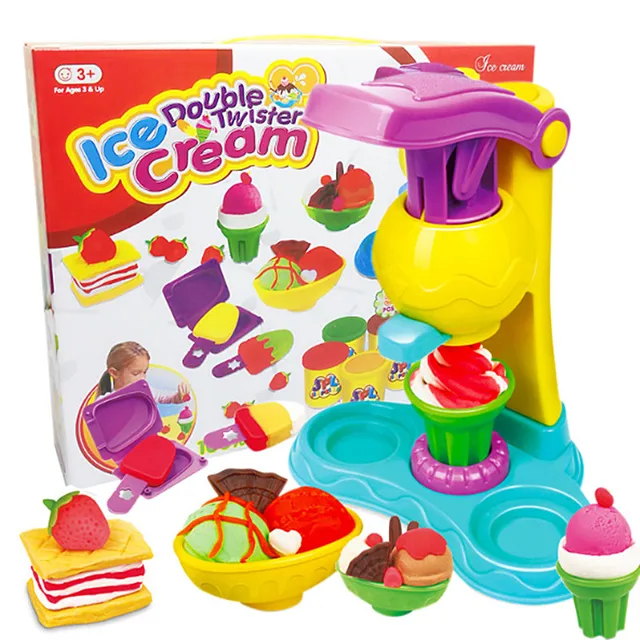 ice cream clay toy