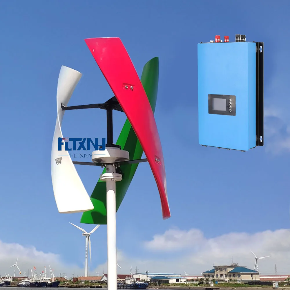 FLTXNY New Vertical Axies 600w Wind Turbine 12v 24v 48v wind generator