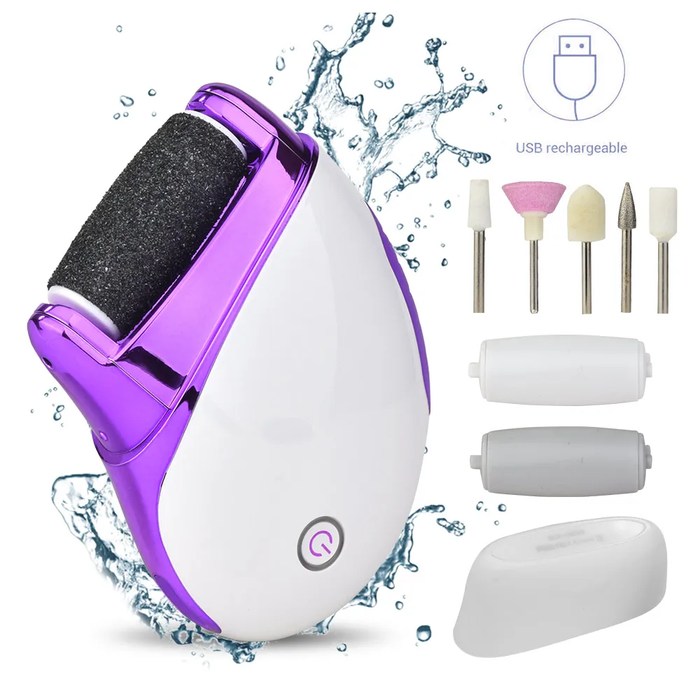 Multifunction 7 In 1 Rechargeable Foot Polisher For Skin Cleaner And Manicure Machine