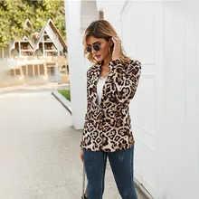 ^^Best Offers Leopard Print Small Suit 2019 Autumn Slim Fit Long Suit Fashion Button Woman Coat Notched Leopard Women Jackets and Coats ^^Best Offers Leopard Print Small Suit 2019 Autumn Slim Fit Long Suit Fashion Button Woman Coat Notched Leopard Women Jackets and Coats