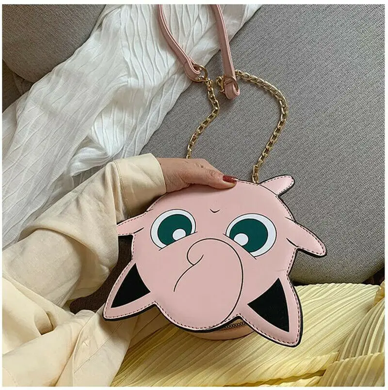 Аниме Покемон Пикачу Jigglypuff Косплей Опора PU Сумка ручная сумка Розовая звезда красота подарок Косплей Опора женский подарок Прямая поставка