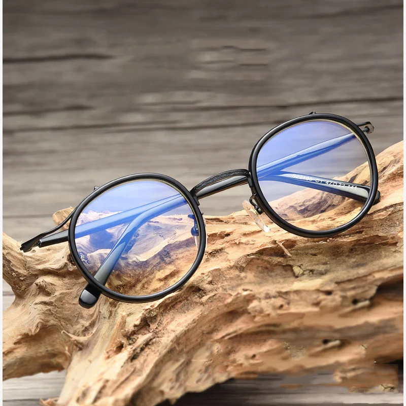 TR90 Transparent Round Glasses Men Women Vintage Optical Eyeglasses Frame Prescription Spectacle Frames man Clear Eyewear Oculos