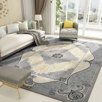 

French Romantic art area rug, retro style bedside carpet, decorative hotel rug , big size floor mat