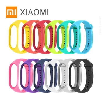 

Original Xiaomi Mi band 4 Millet Bracelet Smart Wristband Strap Silica Available in multiple colors Replacement wrist strap