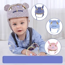 

Baby Toddler Cap Anti-collision Protective Hat Baby Safety Helmet Soft Comfortable Head Security & Protection Adjustable