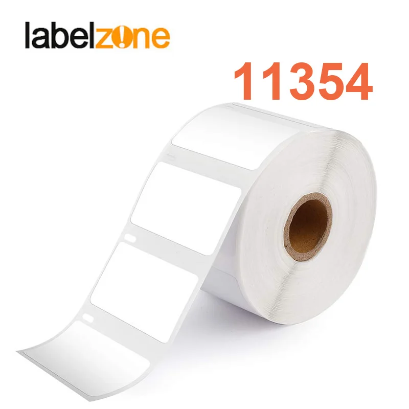 1 Rotolo/1000 Pezzi 11354 Etichetta 57Mm * 32Mm Carta Termica Compatibile Per Dymo Labelwriter 400 450 450 Stampante Turbo Slp 440 450