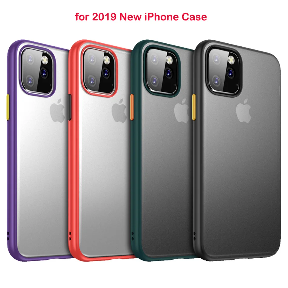

Phone Cases For iPhone 11 Pro Case Ultra Thin Silicone Hybrid Cover For iPhone 11 Pro max Case Clear Original Protective Armor