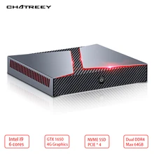 Chatreey G1 mini pc intel core i5 i7 i9 Nvidia GTX1650 4G VARM grafik oyun masaüstü bilgisayar windows 10 HTPC