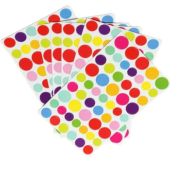 

6 Sheets Self Adhesive Photo Album Craft Stickers Scrapbooking Diary Decorating-Dot