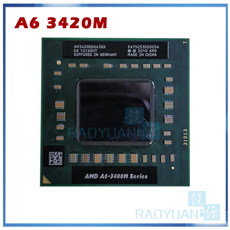 AMD A6-Series A6-3420M A6 3420 М 1 5 ГГц Quad-Core Quad-нить Процессор процессор AM3420DDX43GX гнездо FS1 |