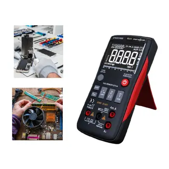 

RM409B Digital Multimeter Button 9999 Counts Accuracy Measuring With Analog Bar Graph AC DC Voltage Ammeter Current Ohm Auto Man