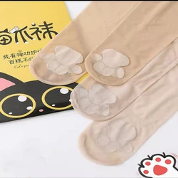 Women's Sexy Tights Ultra-Thin-Anti Hook Wire Knee Stockings Invisible Color One-Piece Stockings Light Legs Artifact