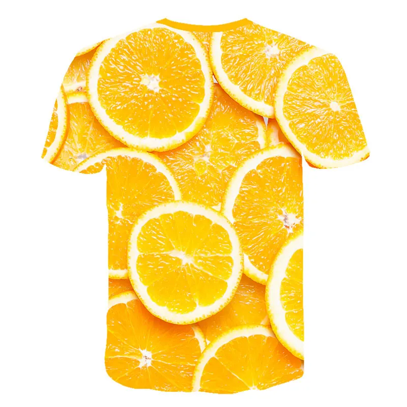 Lemon fruit pattern 3D printed t shirt women 2019 summer tops New mens womens casual funny vogue Aesthetic tshirts plus size 5xl