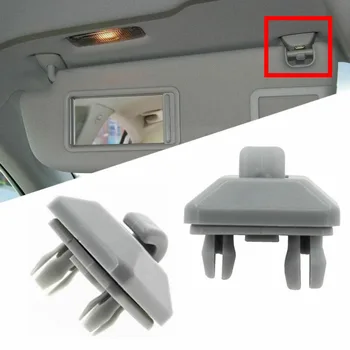 

2pcs/Set Car Sun Visor Clips Pack Holders Truck Parts For 2009-17 A5 Auto Front Sun Visor Clips Hooks Car Accessories