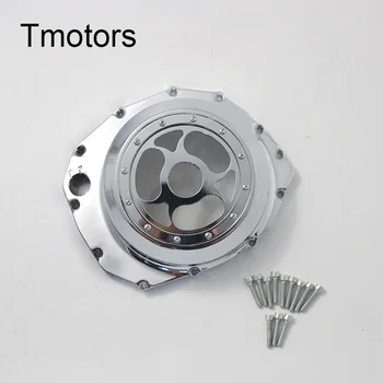 

Aftermarket free shipping parts CHROME See through Engine Clutch Cover For Motorcycle Suzu GSX1300R Hayabusa B-king 1999-2013