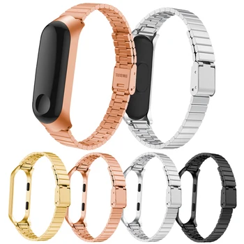 

Stainless Steel Replacement Wristrap For Xiaomi MI Band 3 Band 4 Bracelet Strap Smart Watch Band For Xiaomi Mi Band 3 4 Strap