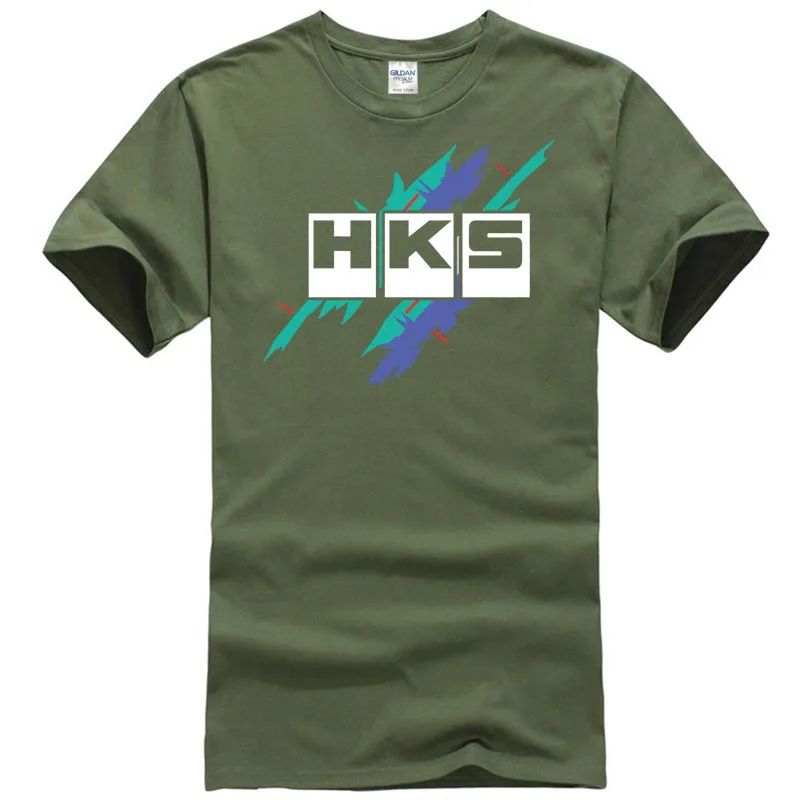 Hks винтажная популярная футболка без ярлыка