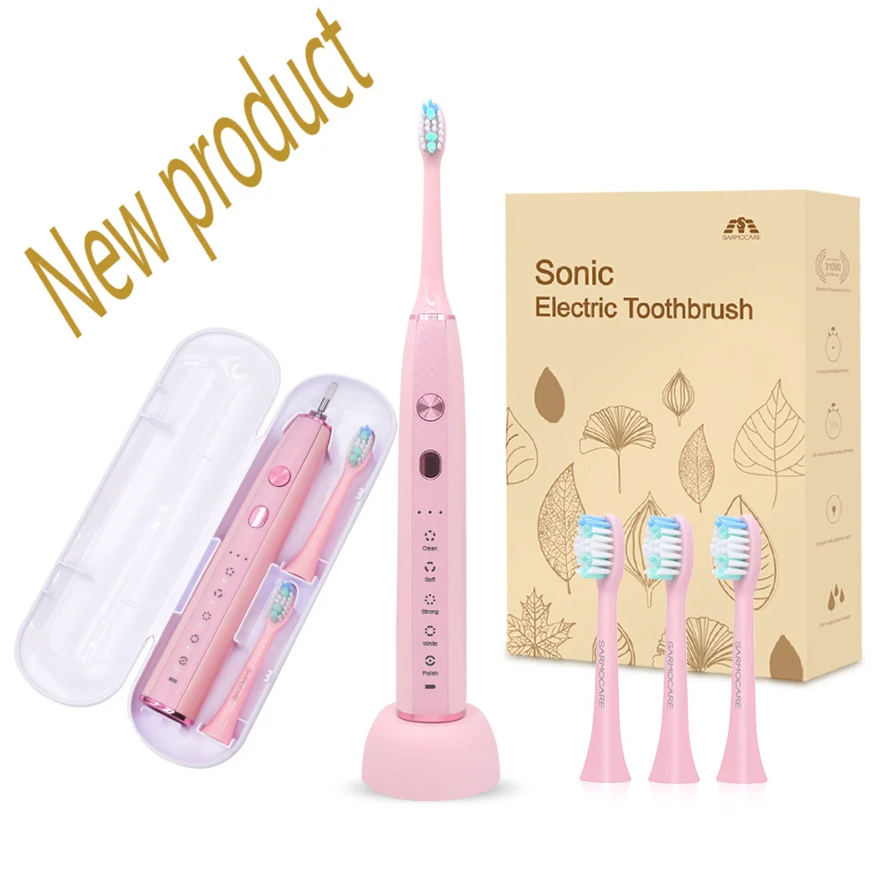 Sarmocare 2 шт./партия зубные щетки головка для S100 и S200 Ultra sonic электрическая зубная щетка подходит для электрических зубных щеток