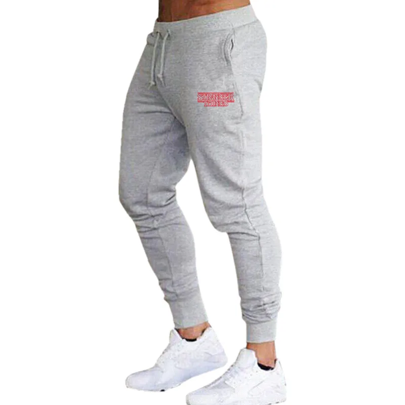 

Spring Autumn Brand Gyms Men Joggers Sweatpants Men's Joggers Trousers Sporting Clothing The Stranger Things Bodybuilding Pants