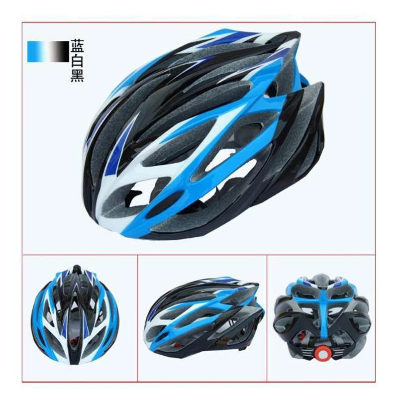 bule white black Велосипедный шлем, горный велосипед, Детская безопасность casco hombre capacete интегрированная ультра светильник для верховой езды шлем унисекс - Цвет: bule white black