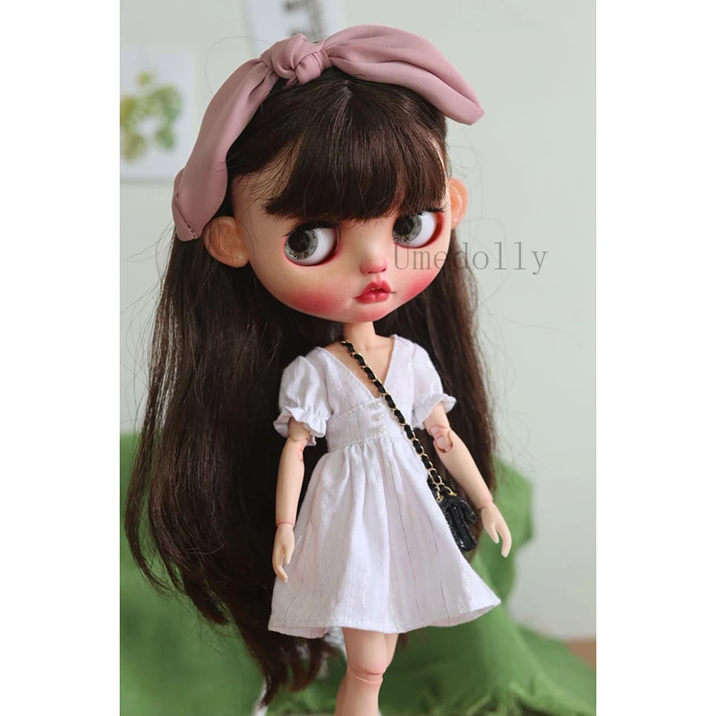 1 шт., элегантное платье ручной работы для Blyth, Одежда для куклы Holala, аксессуары