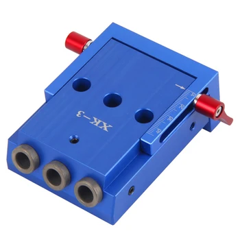 

Clamp Replaceable Drill Bit Mini Portable Accessories Puncher Woodworking Tool DIY Jointing Pocket Hole Jig Kit Professional