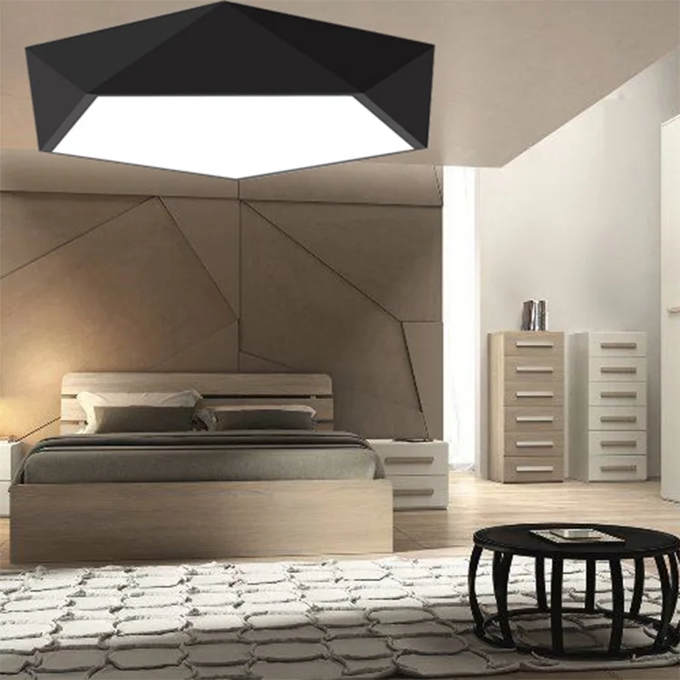 

Geometric creative special shaped living room dining room bedroom study led ceiling lamp