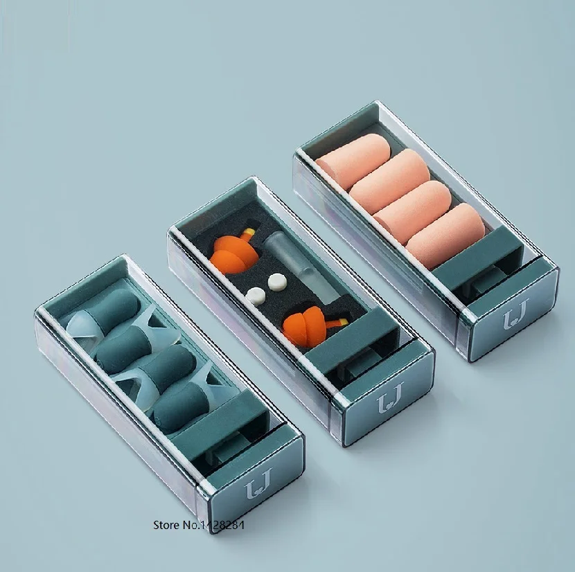 

Xiaomi Soundproof earplugs Dual frequency noise reduction earplugs Sound insulation noise reduction Soft comfortable silicone