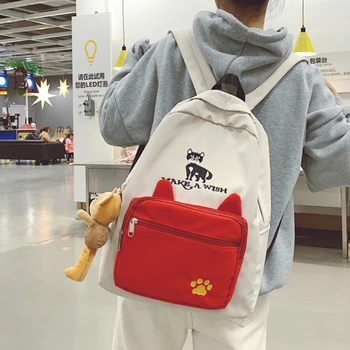 

Fashionable portable women's backpack new style large capacity simple schoolbag backpack casual backpack