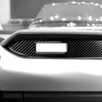 

Car Decoration Accessories Car Dashboard Decoration Strip Real Carbon Fiber Stickers for Ford Mustang 2015 2016 2017