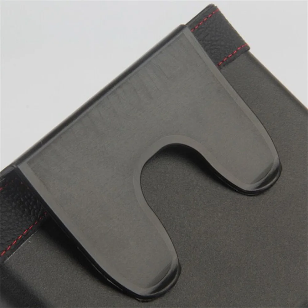 

17*14*7cm Car Trash Can Universal Door Trash Bin Trash Can Car Seat Back Storage Box Car Interior Decoration Black
