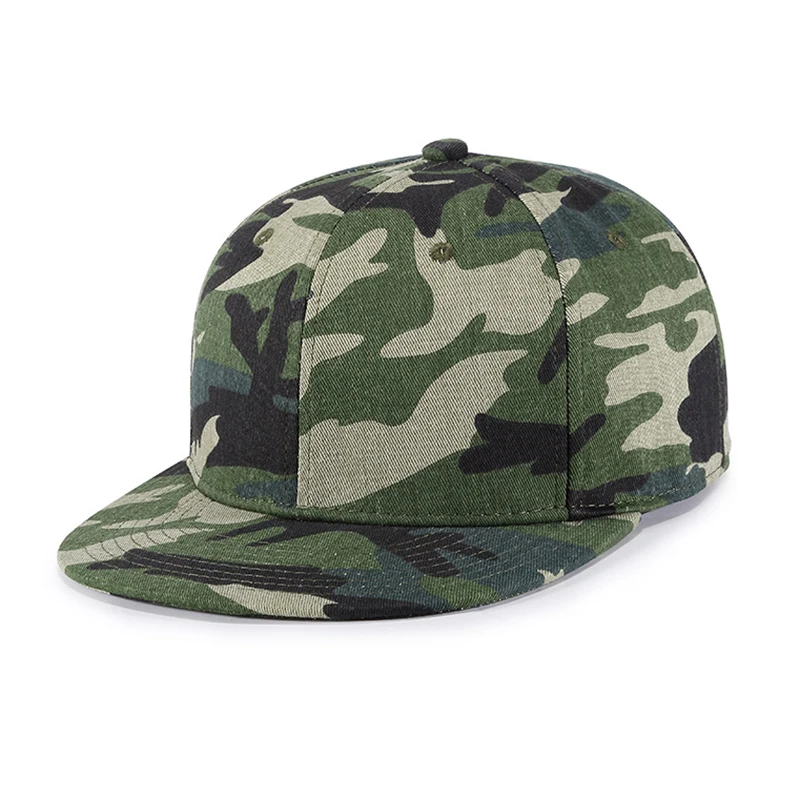 

Cap Men Snapback Hip Hop Hat Autumn Green Camouflage Flat Bill Army Cotton Breathable Sport Outdoor Accessory Teenagers